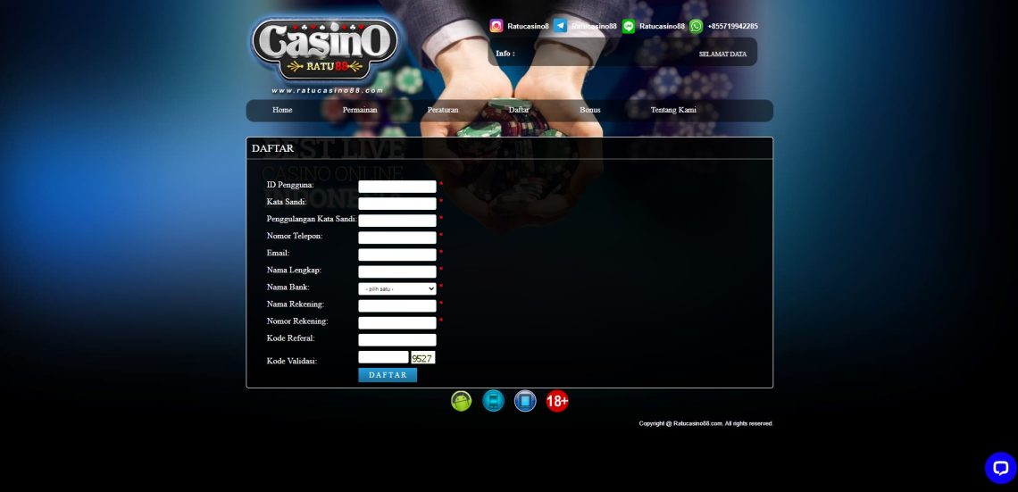 Register with ratucasino88