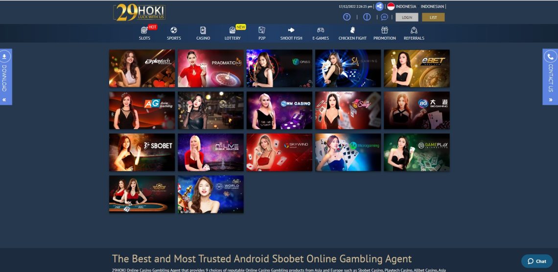 29Hoki casino games