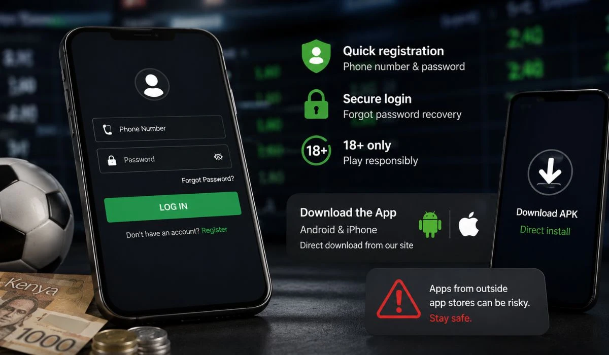 Scorepesa Login, Registration and the App